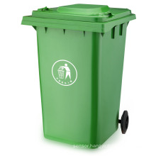 360 Liter Garbage Bin Outdoor Plastic Waste Bin (plastic dustbin) with En840